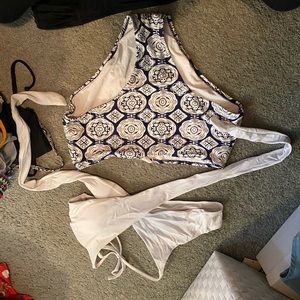 CUPSHE high waisted bathing suit